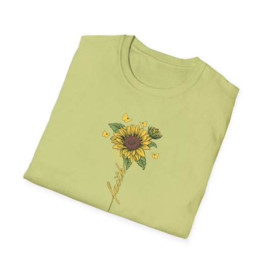 Faith Flower Unisex Softstyle T-Shirt