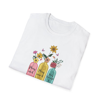 Jars of Flowers Unisex Softstyle T-Shirt