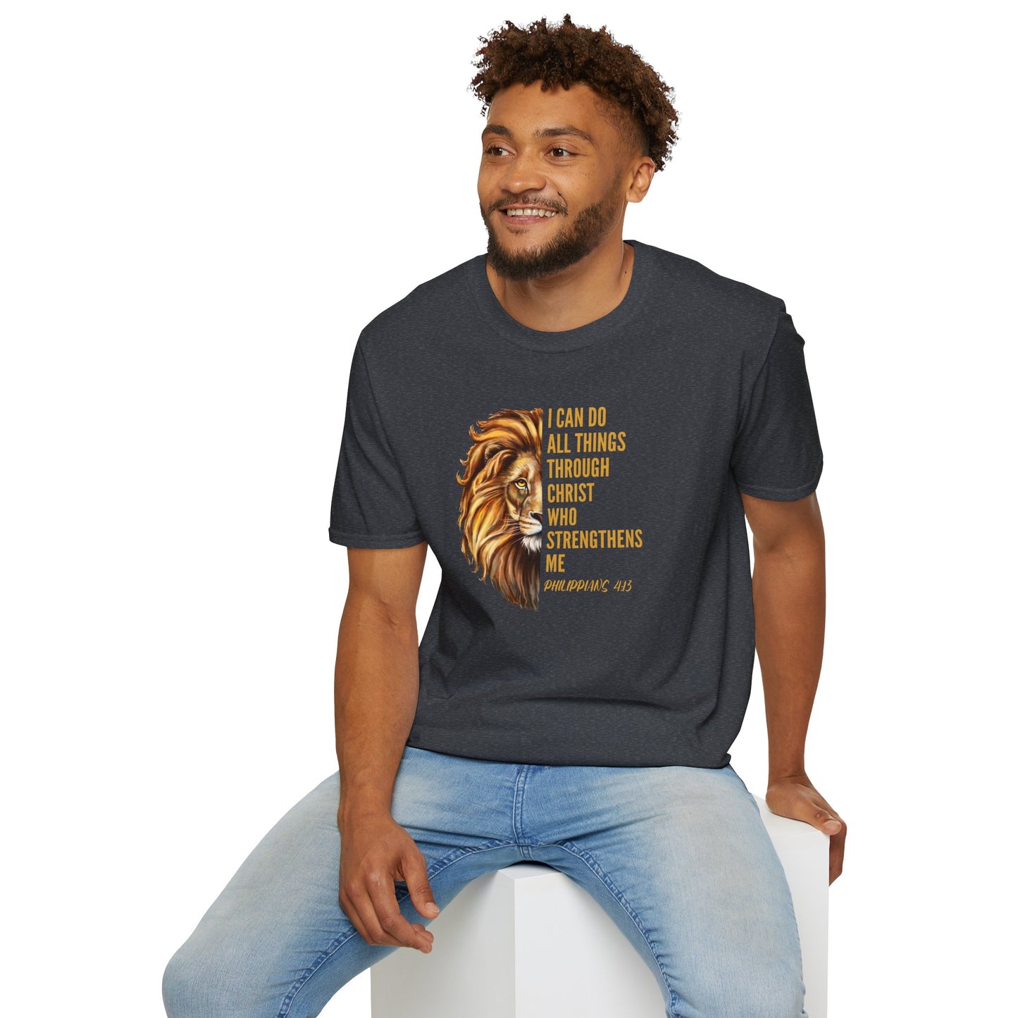"I Can Do All Things Through Christ" - Unisex Softstyle T-Shirt