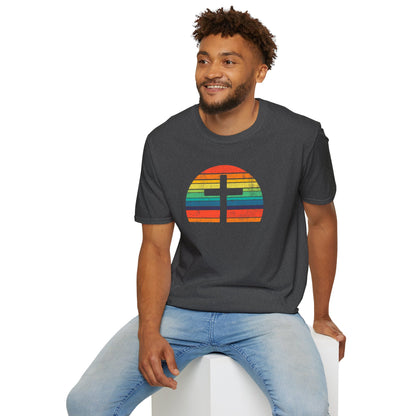 Retro Cross Unisex Softstyle T-Shirt
