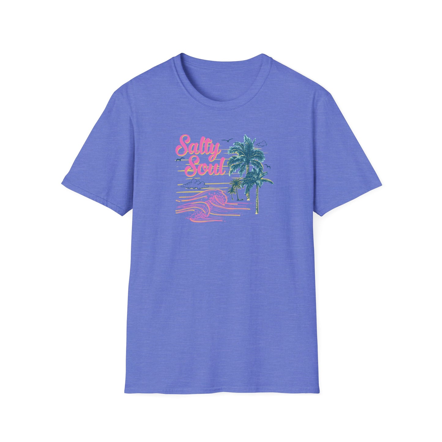 "Salty Soul" Front Print Unisex Softstyle T-Shirt