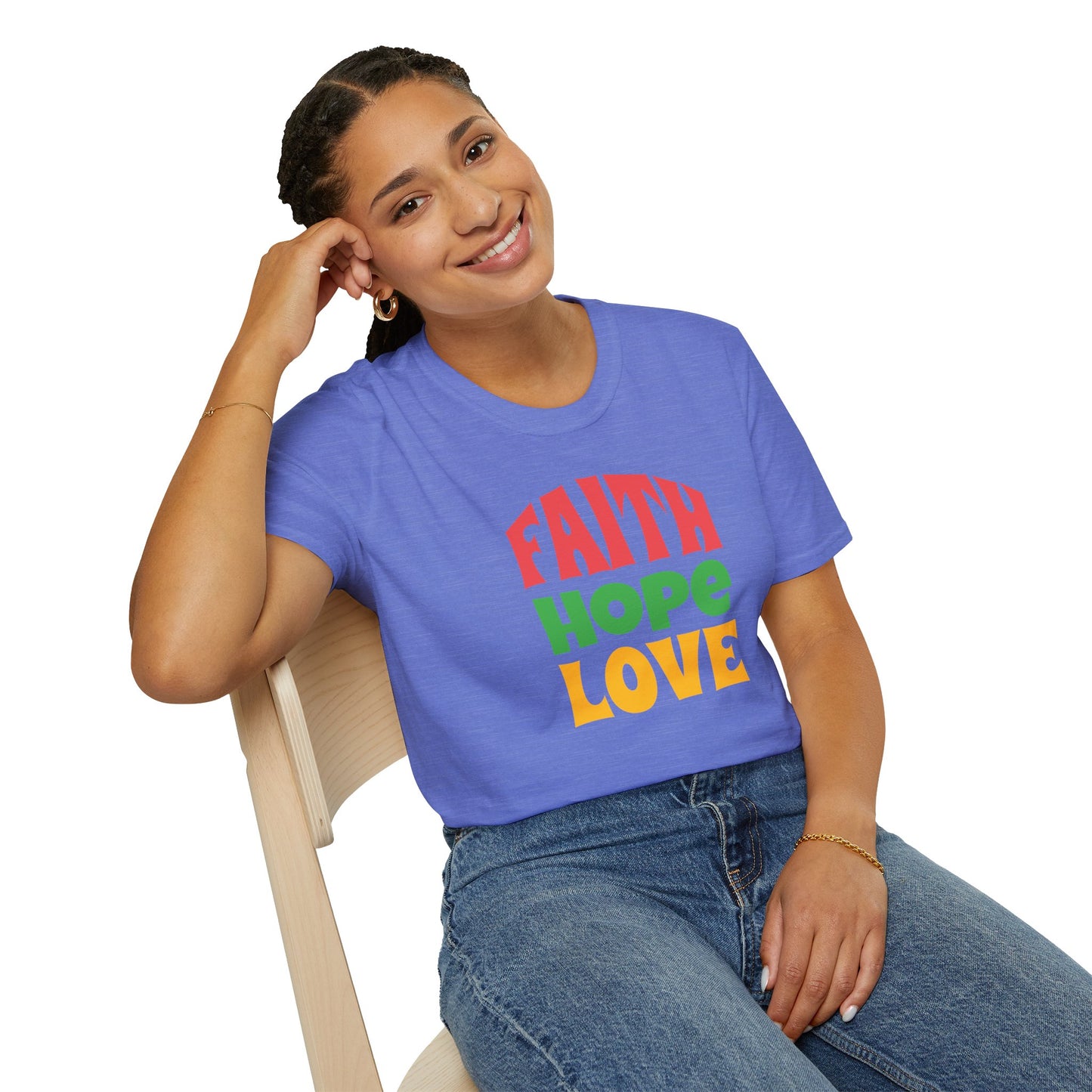 "Faith Hope Love" Unisex Softstyle T-Shirt