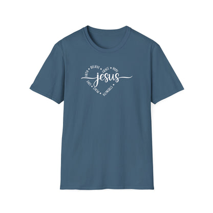 Heart-Jesus Unisex Softstyle T-Shirt