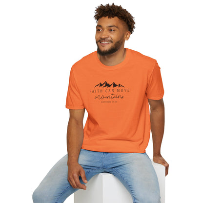 Faith Can Move Mountains D-2 Unisex Softstyle T-Shirt
