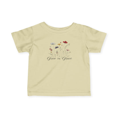 "Grow in Grace" - Infant Fine Jersey Tee