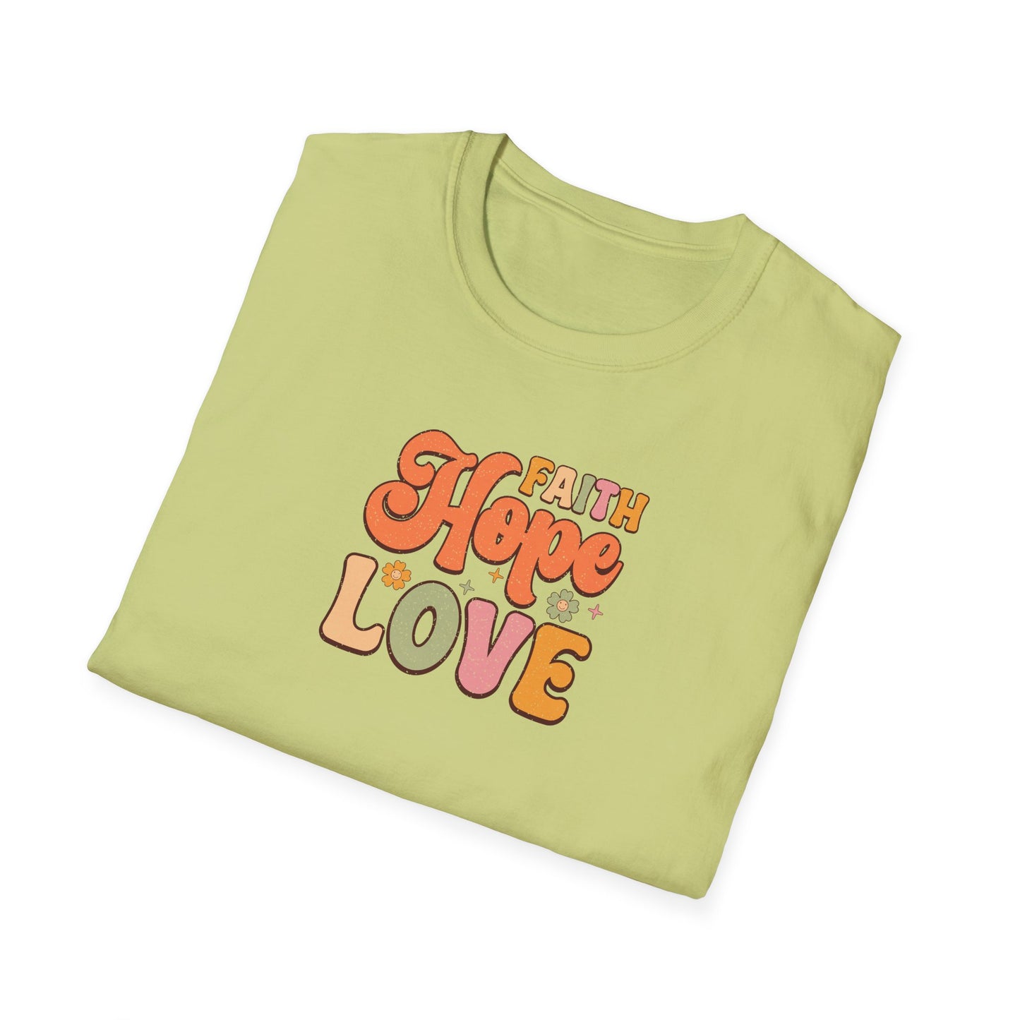 FAITH HOPE LOVE Unisex Softstyle T-Shirt