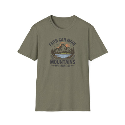 "Faith Can Move Mountains" D-1 Unisex Softstyle T-Shirt