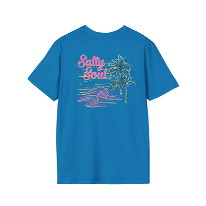 "Salty Soul" Back Print Unisex Softstyle T-Shirt