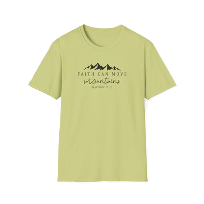 Faith Can Move Mountains D-2 Unisex Softstyle T-Shirt