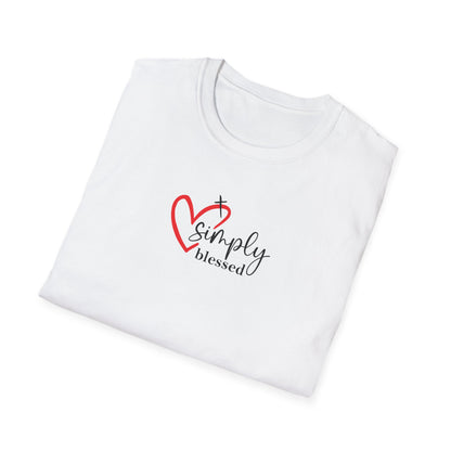 "Simply Blessed" Unisex Softstyle T-Shirt