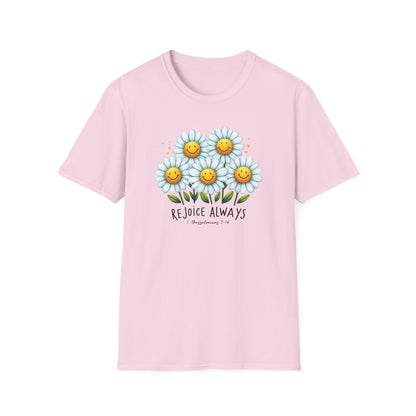 "Rejoice Always" Unisex Softstyle T-Shirt