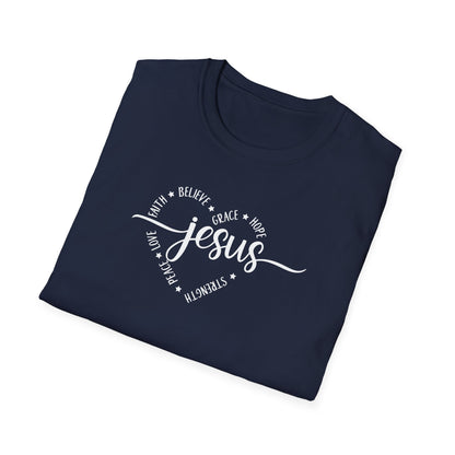 Heart-Jesus Unisex Softstyle T-Shirt