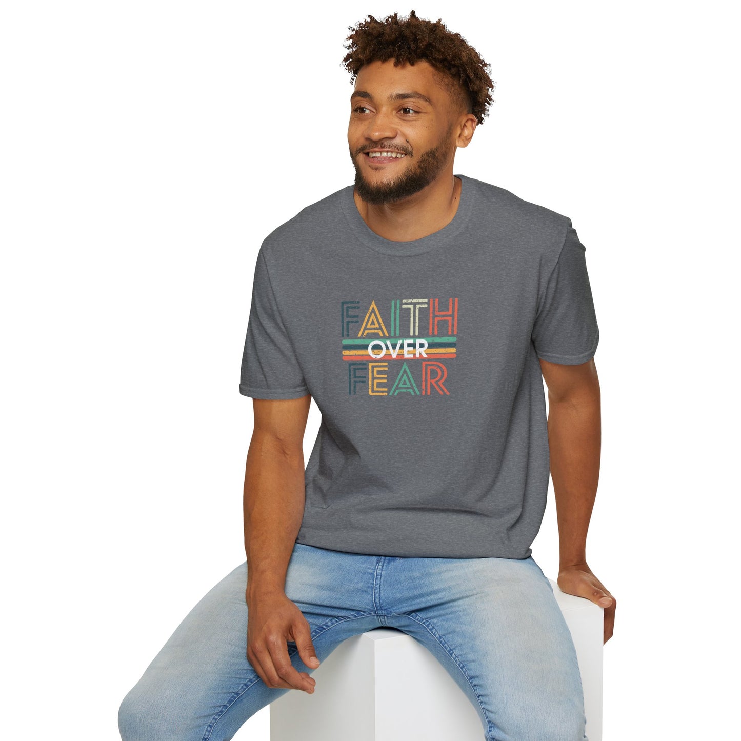 Faith Over Fear Unisex Softstyle T-Shirt