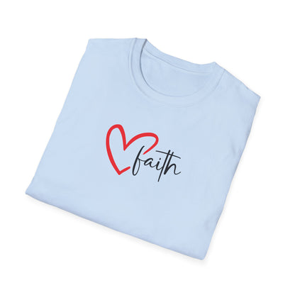 Faith Heart - Unisex Softstyle T-Shirt