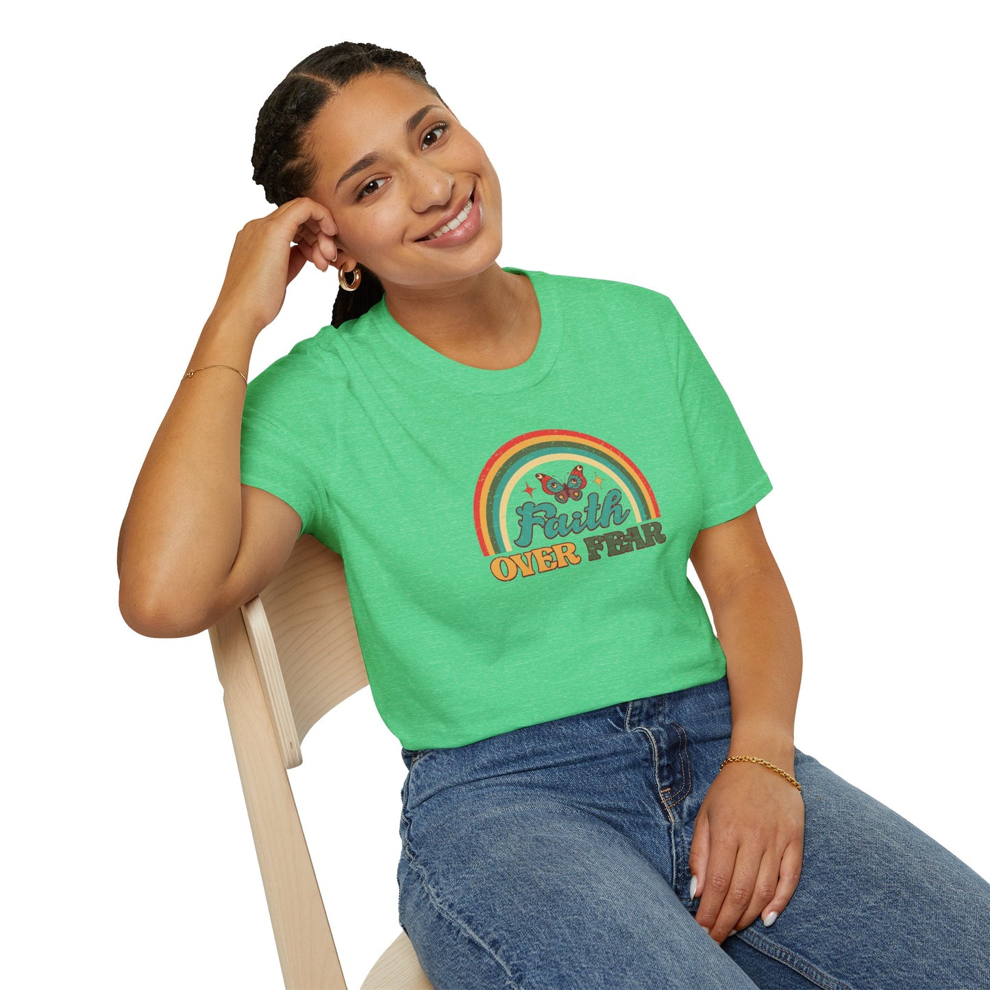 "Faith Over Fear" Unisex Softstyle T-Shirt