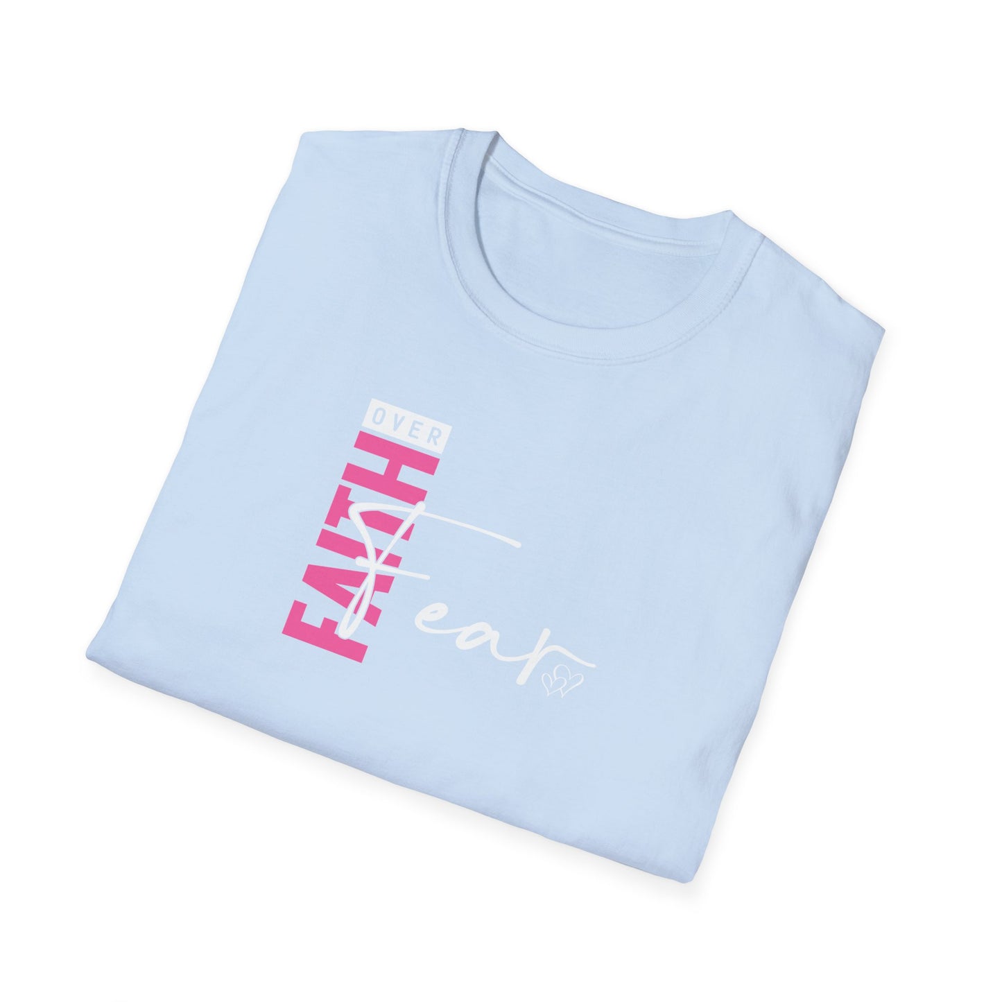 Faith Over Fear 1Unisex Softstyle T-Shirt