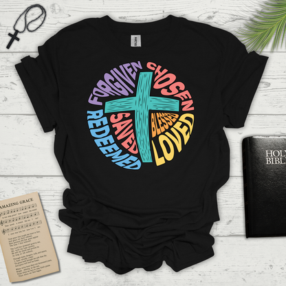 Cross Word Circle - Black